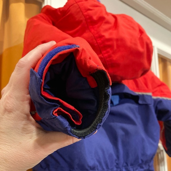 Patagonia Toddler Snowsuit - blue & red, GUC - Picture 11 of 15